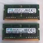 Samsung 16GB 2x 8GB PC3L 1600MHz SODIMM laptop geheugen, Computers en Software, RAM geheugen, DDR3, Ophalen of Verzenden, Zo goed als nieuw