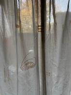 Ecru In Between Gordijnen - Vlinderplooi, 305cm hoog, Huis en Inrichting, Stoffering | Gordijnen en Lamellen, Ophalen, Gebruikt