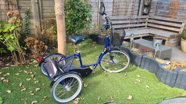 Elektrische driewiel fiets kind/volwassene tot 170cm, Fietsen en Brommers, Fietsen | Driewielers, Gebruikt, Verstelbare zitting