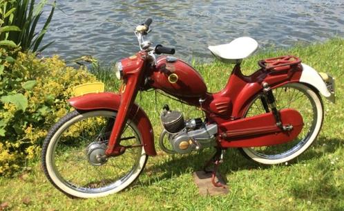 HMW Superluxe 1958 met kenteken, Fietsen en Brommers, Brommers | Oldtimers, Overige merken, Maximaal 45 km/u, Ophalen