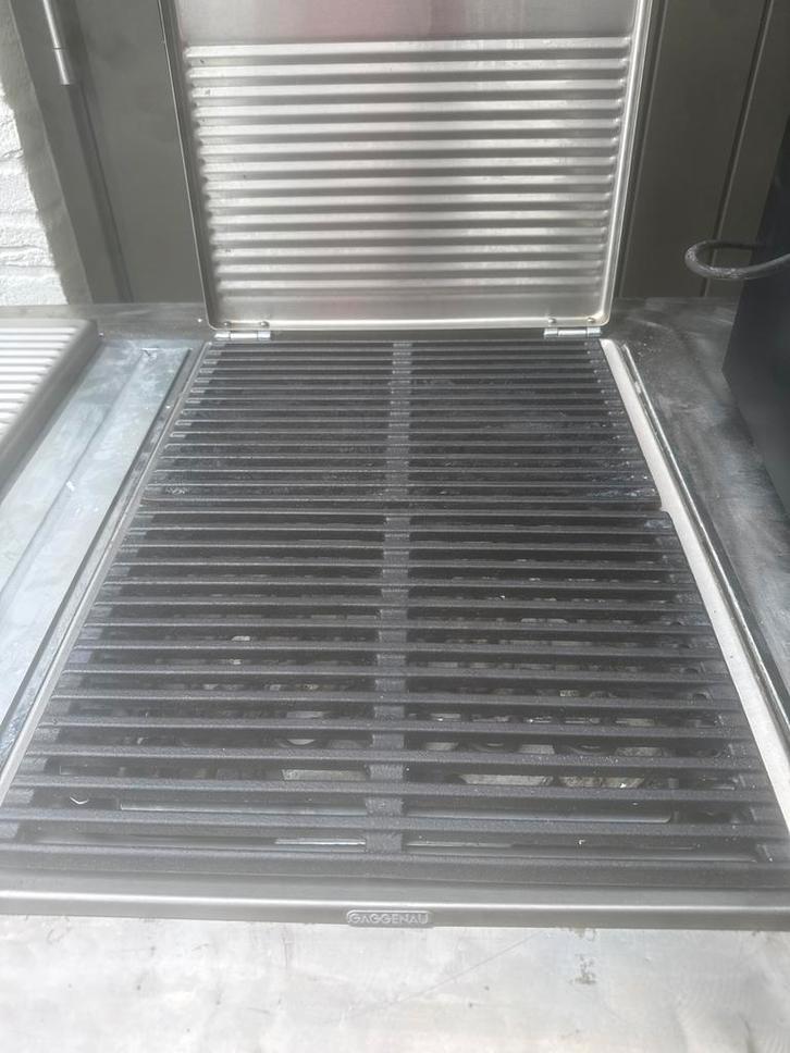Gaggenau Grill, Witgoed en Apparatuur, Kookplaten, Gebruikt, Inbouw, 4 kookzones, Ophalen of Verzenden