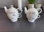 Rivièra Maison Maison de Thé For One Pot - Theepot - Wit, Overige typen, Ophalen of Verzenden, Zo goed als nieuw, Overige stijlen