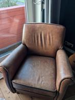 Leren fauteuil / luie stoel, Huis en Inrichting, Ophalen, Gebruikt, Minder dan 75 cm, Vintage