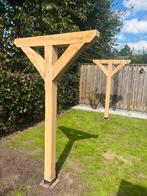 Waspalen / Waslijnpalen  / Droogpalen Eiken, Tuin en Terras, Droogmolens en Wasrekken, Ophalen, Zo goed als nieuw, Wasrek