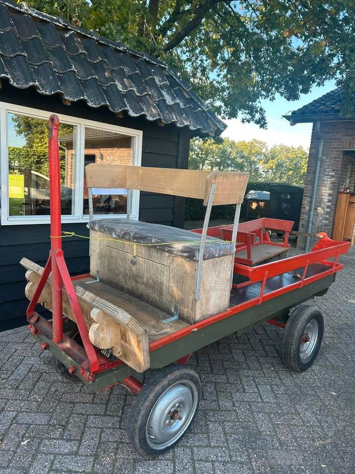 Stevige bolderkar/boerenkar met zitplaats, Hobby en Vrije tijd, Overige Hobby en Vrije tijd, Zo goed als nieuw, Ophalen of Verzenden
