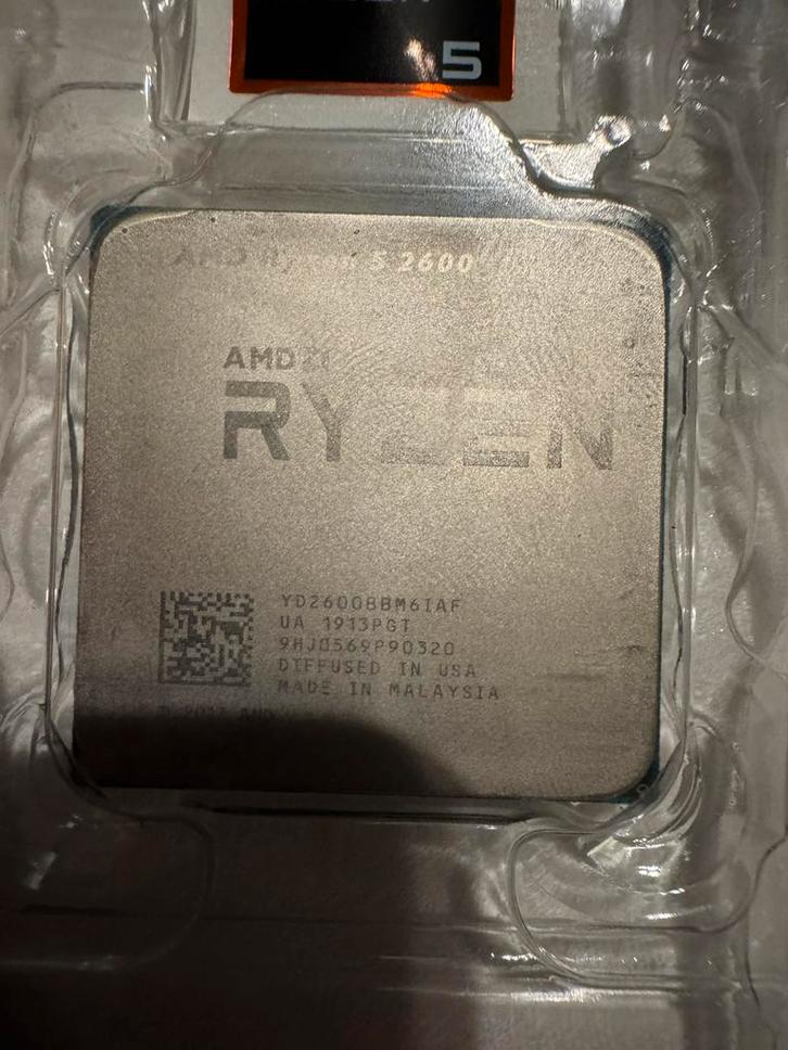 AMD Ryzen 5 2600 – 6 cores / 12 threads – uitstekende staat, Computers en Software, Processors, Zo goed als nieuw, 6-core, 3 tot 4 Ghz