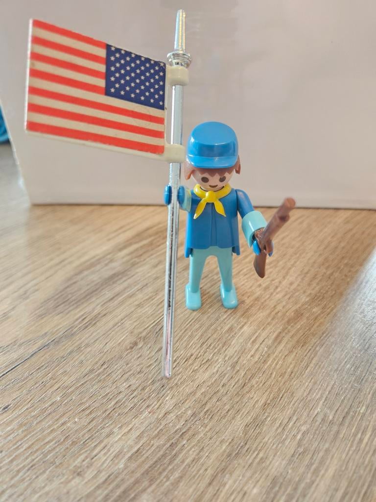 Vintage Amerikaanse Soldaat uit de Burgeroorlog., Ophalen of Verzenden, Zo goed als nieuw