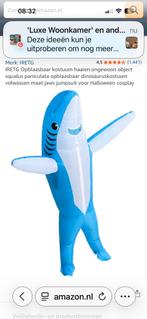 Opblaaspak haai voor carnaval, Ophalen of Verzenden, Nieuw, Jongen of Meisje