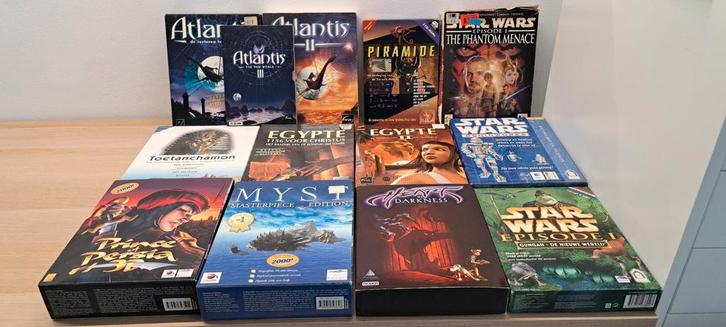 PC Big Box Games uit de jaren '90 en '00, Spelcomputers en Games, Games | Pc, Zo goed als nieuw, 1 speler, Vanaf 12 jaar, Ophalen of Verzenden