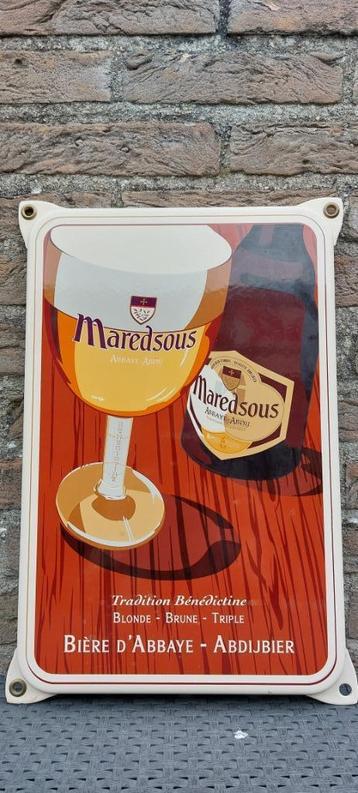 Emaillebord Maredsous beschikbaar voor biedingen