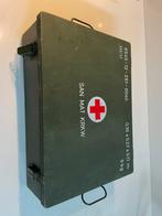 Leger verbandkist, metaal,  legergroen., Ophalen of Verzenden, Gebruikt