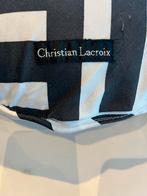 Christian Lacroix Kussen - Zwart/Wit & Leeuw, Huis en Inrichting, Ophalen, Zo goed als nieuw, Zwart, Rond