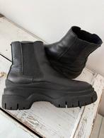 H&M LEREN CHELSEA BOOTS ENKELLAARSJES MAAT 37 ZWART, H&M, Zwart, Lage of Enkellaarzen, Ophalen of Verzenden