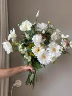 Boeket witte kunstbloemen ( 46 stuks), Ophalen of Verzenden, Gebruikt