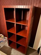 Kallax ikea 8 vakken; bordeaux, Ophalen, Gebruikt, 50 tot 100 cm, Minder dan 100 cm