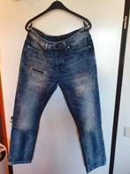 Jeans 34/33 heren zgan model ripped / gescheurd, Blauw, Ophalen of Verzenden, Zo goed als nieuw, Clockhouse