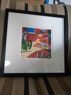 Zeefdruk van ingo leth type kunstwerk grafiek, Antiek en Kunst, Ophalen