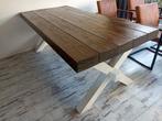 Eettafel, Huis en Inrichting, Tafels | Eettafels, Ophalen, Gebruikt, 50 tot 100 cm, Vijf personen of meer