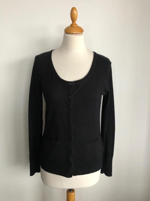 Vest H&M, maat S, Kleding | Dames, Truien en Vesten, Gedragen, Maat 36 (S), Zwart, Verzenden