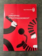 Verdieping Straf(proces)recht, Ophalen of Verzenden, Nieuw, WO
