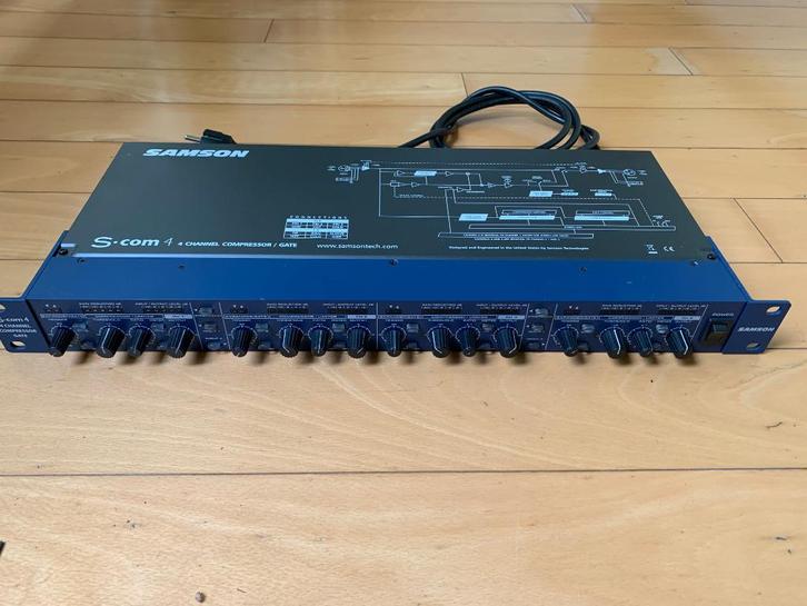 Samson S-Com 4 stereo compressor en limiter, Muziek en Instrumenten, Effecten, Zo goed als nieuw, Overige typen, Compressor, Ophalen of Verzenden