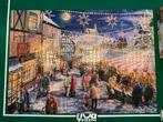 King Puzzel Kerstmarkt 1000 stukjes - Marcello Corti, Ophalen of Verzenden, Meer dan 50 stukjes, Gebruikt, 6 jaar of ouder