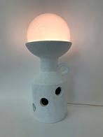 Vintage Doria Leuchten Lamp - Keramiek & Glazen Bol, Huis en Inrichting, Lampen | Tafellampen, Doeia, Gebruikt, Lamp, Ophalen of Verzenden