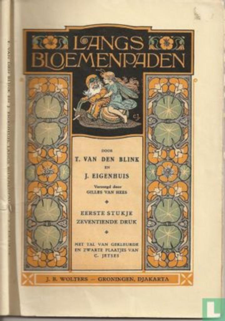 Langs bloemenpaden T. van den Brink eerste deeltje (1954), Antiek en Kunst, Antiek | Boeken en Bijbels, Ophalen of Verzenden