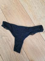 Zwarte String met Kant, Verzenden, Zwart, String