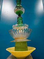 Glazen etagere, Ophalen