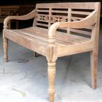 teak tuinbanken stationsbank gerecycled teakhout vanaf 225,-, Ophalen of Verzenden