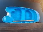 Kunststof roeiboot met fluistermotor - GRATIS AFHALEN!, Watersport en Boten, Kano's, Ophalen, Gebruikt