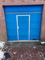 Crawford elektrische roldeur met inloopdeur - Wegens verbouw, Doe-het-zelf en Verbouw, Deuren en Horren, Ophalen, Kunststof, Gebruikt