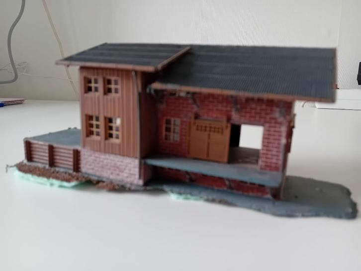 Huisjes Modelspoor HO, Hobby en Vrije tijd, Modeltreinen | H0, Gebruikt, Brug, Tunnel of Gebouw, Gelijkstroom of Wisselstroom