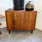 vintage tv meubel audiomeubel hout deurtje 60s 70s, Ophalen, Gebruikt, Mid century, -