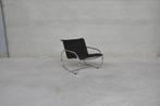 Swedisch vintage easy chair buisframe en canvas, Ophalen of Verzenden