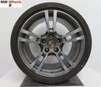 Porsche 911 997 Turbo II 19 inch velgen 4S met zomerbanden, 19 inch, Gebruikt, Banden en Velgen, 305 mm