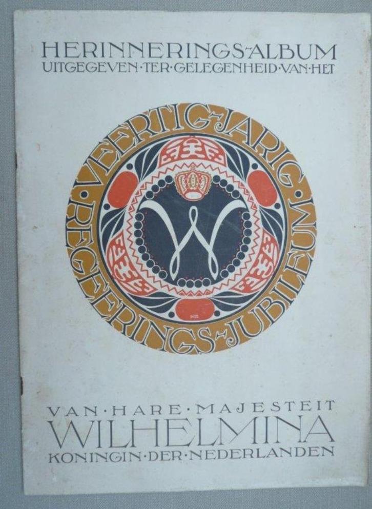 Veertig jaren Koningin der Nederlanden 1898 - 1938 (Wilhelmi, Verzamelen, Koninklijk Huis en Royalty, Gebruikt, Tijdschrift of Boek