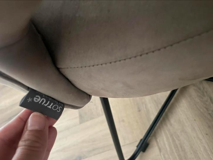 Eetkamer stoelen gekocht bij troubadour, Huis en Inrichting, Fauteuils, Zo goed als nieuw, Ophalen