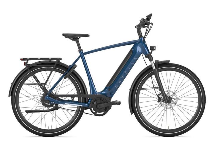 GAZELLE Ultimate C380 Heren Mallard Blue Glans 57cm 2025, Fietsen en Brommers, Elektrische fietsen, Nieuw, Gazelle, 55 tot 59 cm