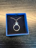 Swarovski ketting met hanger - kristal - nieuw in doos, Nieuw, Ophalen of Verzenden, Zilver, Overige materialen
