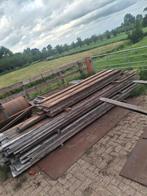Gebruikte hardhoute planken, Doe-het-zelf en Verbouw, Hout en Planken, Ophalen, Gebruikt, 25 tot 50 mm, Plank