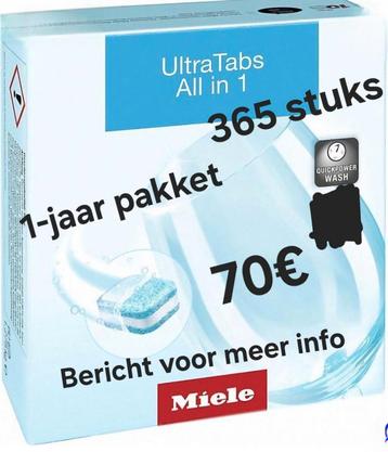 Vaatwastabletten jaar pakket beschikbaar voor biedingen