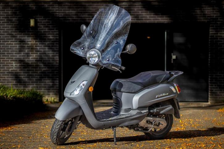 SYM Fiddle II - 50cc - Blauw kenteken - Eerste Eigenaar, Fietsen en Brommers, Snorfietsen en Snorscooters, Gebruikt, SYM, Benzine