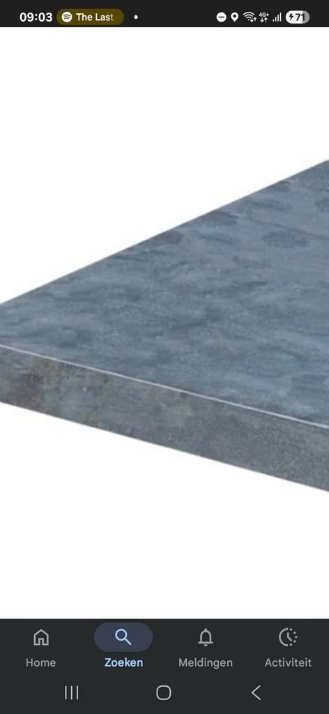 Gezocht: Belgisch hardsteen 35x35 of 40x40 cm, Doe-het-zelf en Verbouw, Platen en Panelen, Zo goed als nieuw, Overige materialen