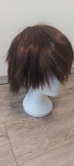 Cosplay/carnaval pruik bruin, Ophalen, Gebruikt, Overige typen