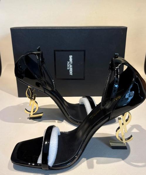 Saint Laurent Opyum Hakken – Zwart Lakleer – Maat 38, Kleding | Dames, Schoenen, Zo goed als nieuw, Schoenen met hoge hakken, Zwart