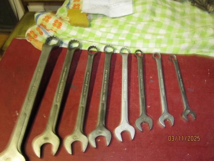 Te koop:  Gedore steek-ringsleutels type 1B., Doe-het-zelf en Verbouw, Gereedschap | Handgereedschap, Gebruikt, Ophalen of Verzenden