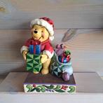 Disney Traditions Winnie the Pook kerst, Ophalen of Verzenden, Winnie de Poeh of vrienden, Zo goed als nieuw, Beeldje of Figuurtje