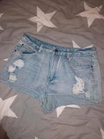 spijkerbroek hotpants maat M/L, Gedragen, Blauw, Ophalen of Verzenden